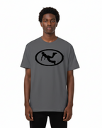 Pluto Black Oval Logo Tee-Shirt