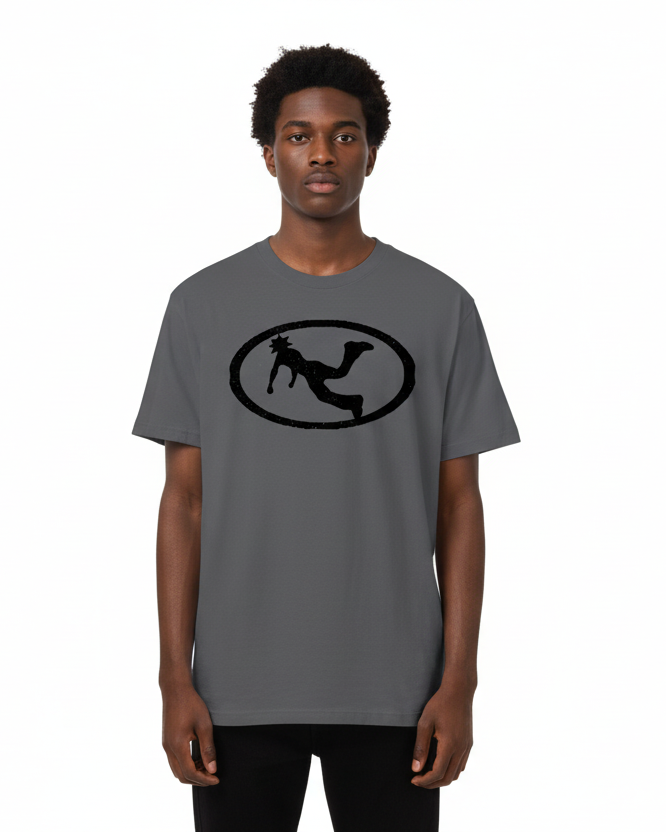 Pluto Black Oval Logo Tee-Shirt