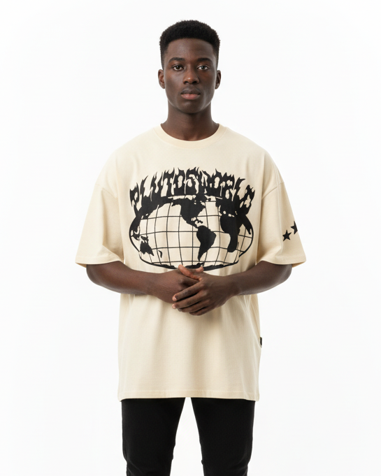 Plutos Joker Streetwear Loose Cotton Tee-Shirt