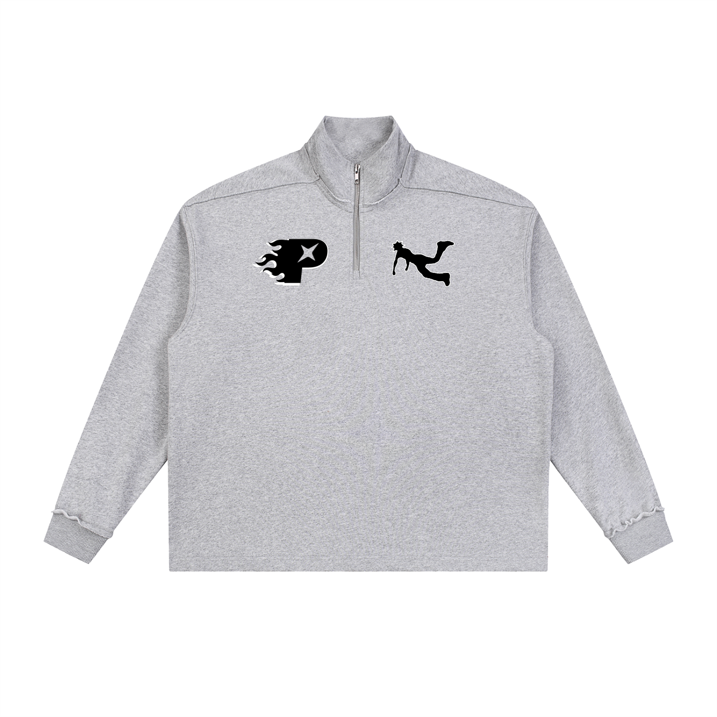 Sweatshirt,Quarter-Zip