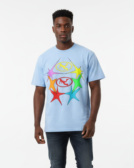 Pluto Rainbow Star Cotton Tee-Shirt