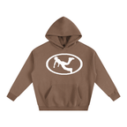 Pluto W Oval Logo Oversize Fleeced Hoodie