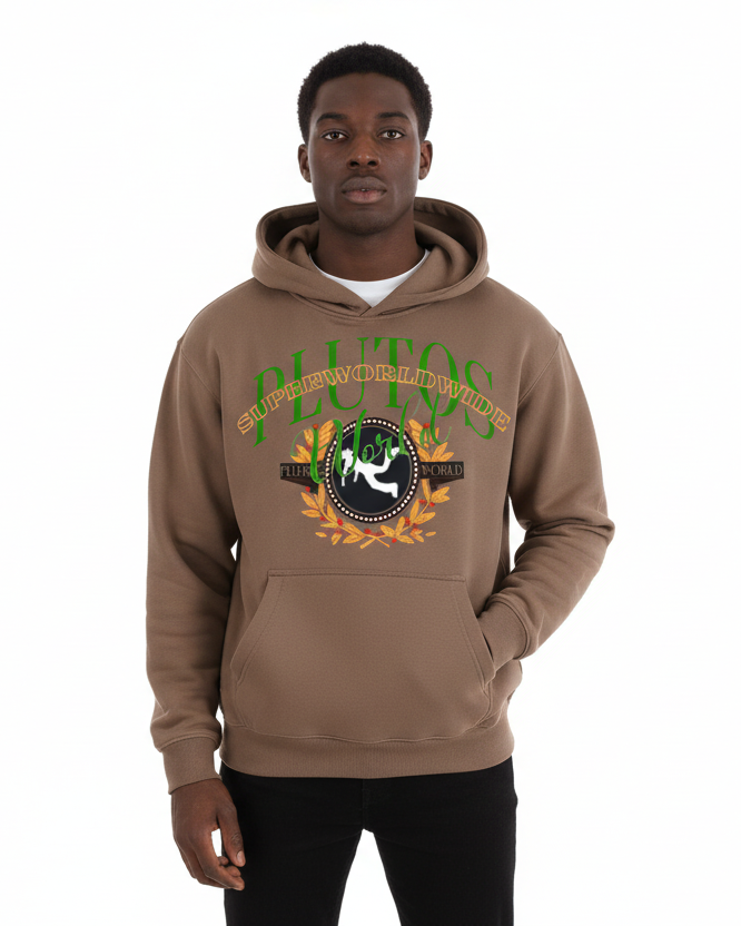 PlutosWorld SuperWorldwide Fleeced Hoodie