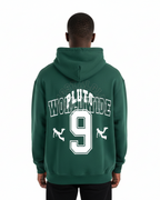 Pluto Nostalgia White Oversize Fleeced Hoodie