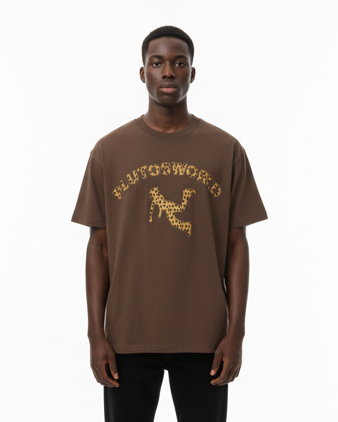 Cheatah PlutosWorld Cotton Tee-Shirt