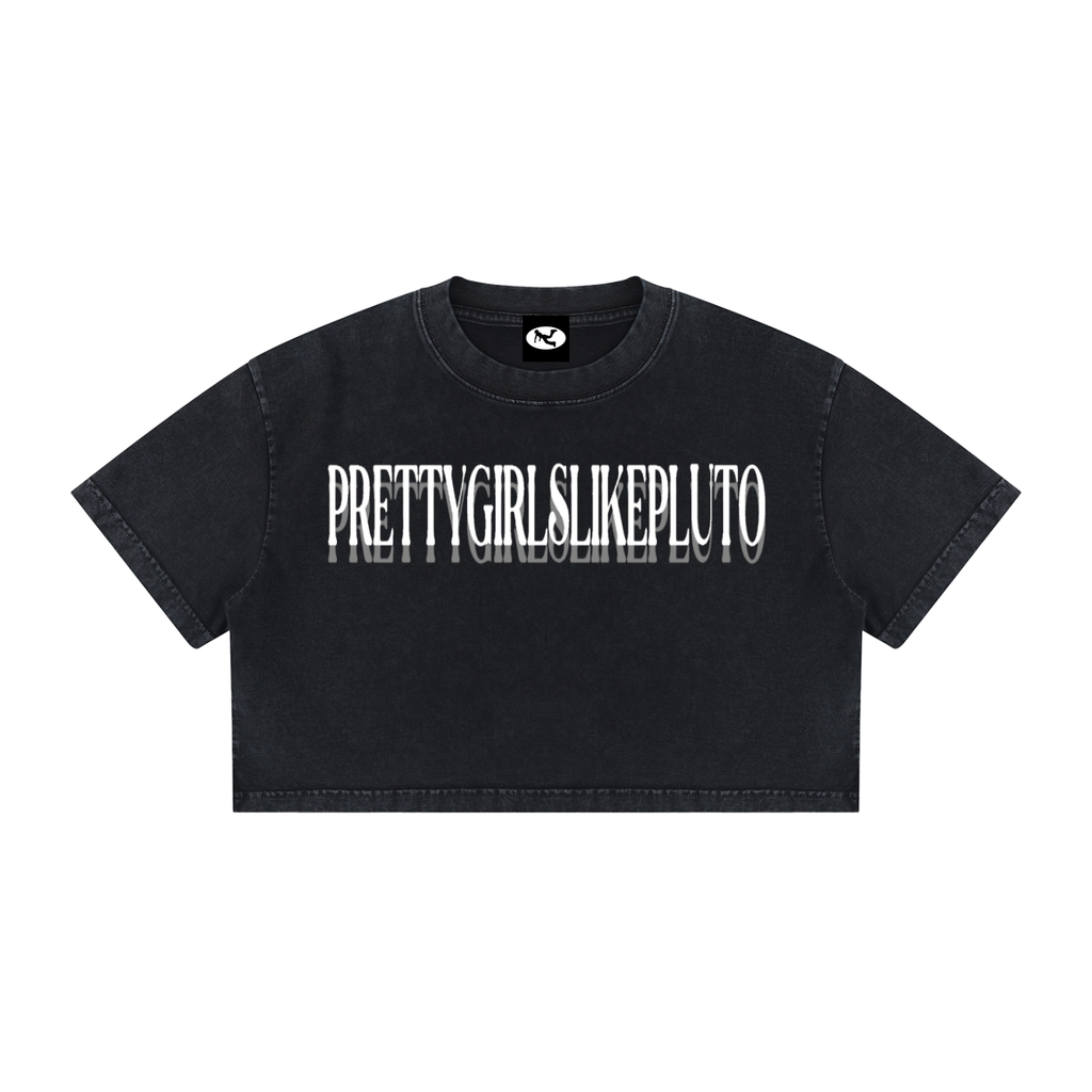 PRETTYGIRLSLIKEPLUTO Crop Tee