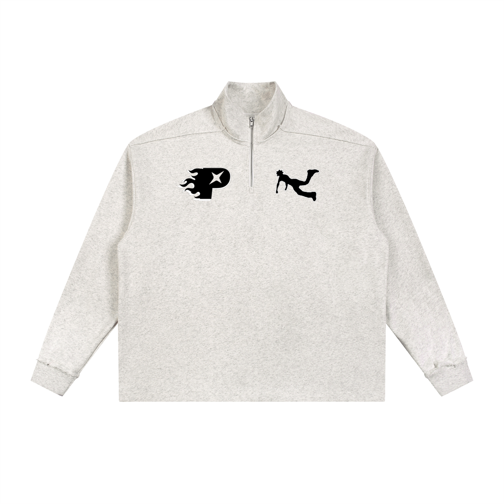 Sweatshirt,Quarter-Zip