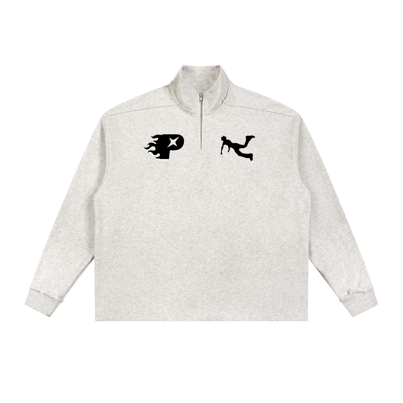 Sweatshirt,Quarter-Zip