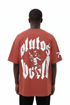 PlutosWorld Angel Streetwear Cotton Loose Tee-Shirt