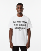 Pluto Nothing Without God Cotton Tee-Shirt