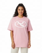 Pluto White Oval Logo Tee-Shirt