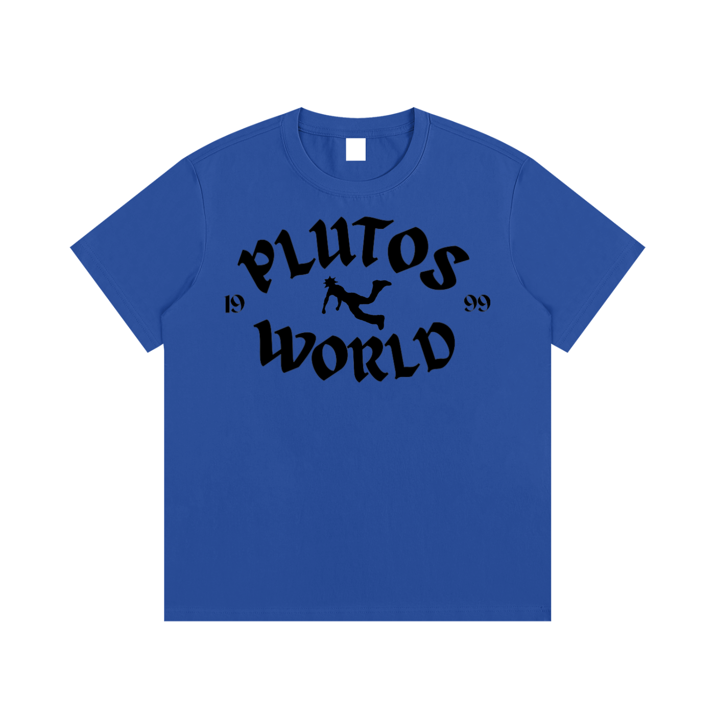 Plutos World Black 1999 Logo Tee-Shirt