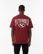 Pluto White Oval Logo Tee-Shirt