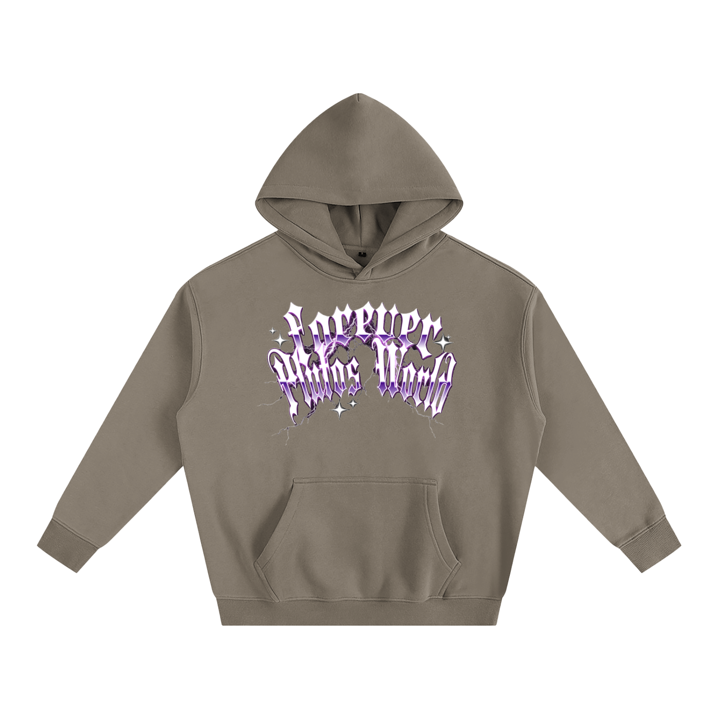 Forever Pluto's World Oversize Fleeced Hoodie