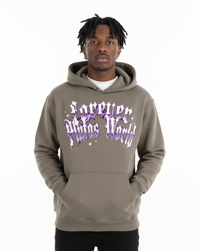 Forever Pluto's World Oversize Fleeced Hoodie