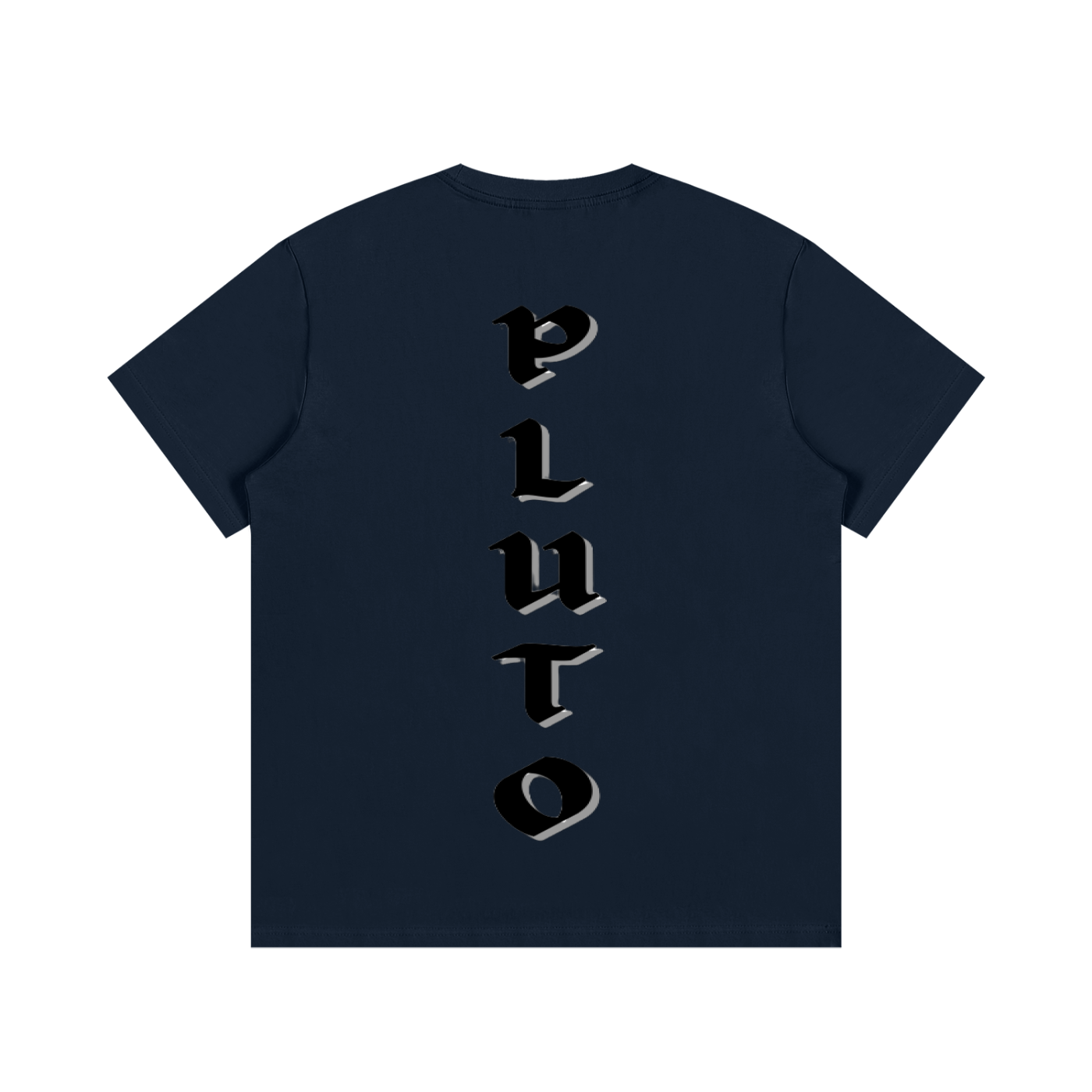 Plutos World Black 1999 Logo Tee-Shirt