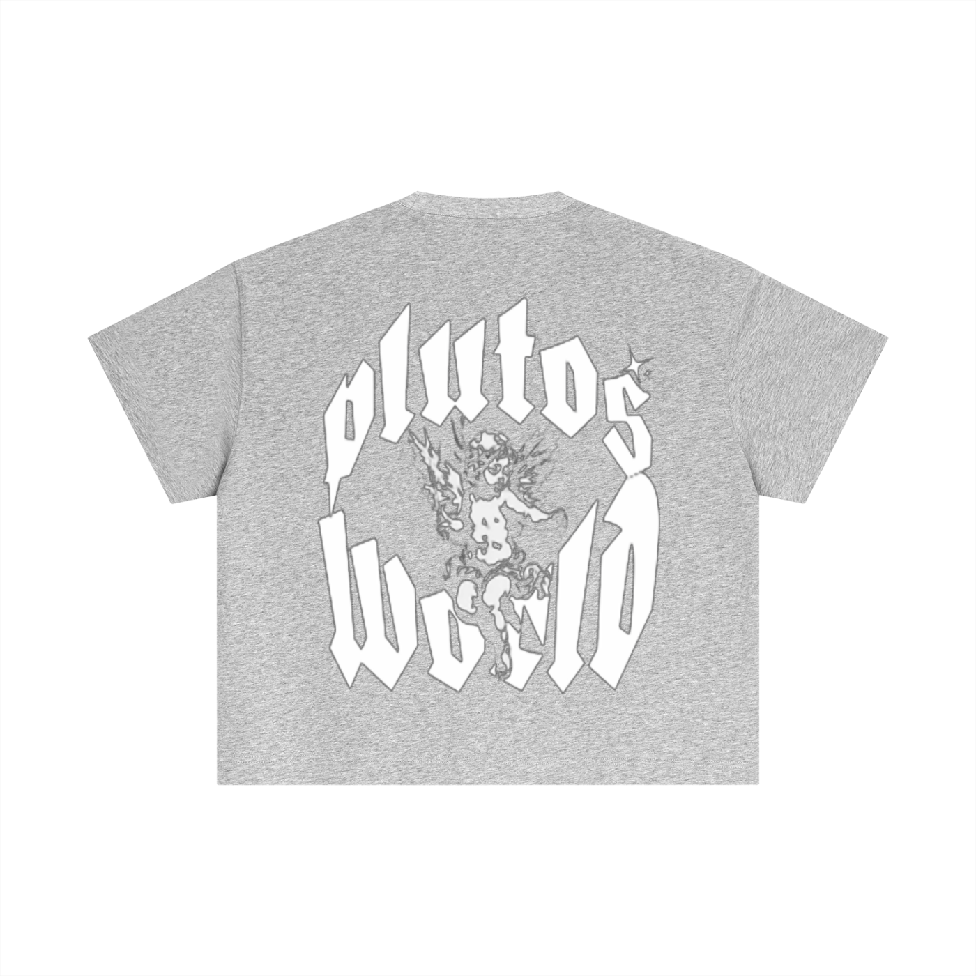 PlutosWorld Angel Cotton Boxy Tee-Shirt