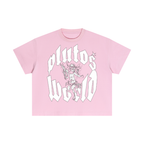 PlutosWorld Angel Cotton Boxy Tee-Shirt