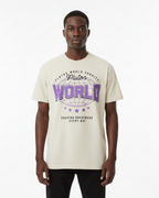 Plutos World Varsity Vintage Cotton Tee-Shirt