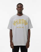 Pluto World Yellow Fire Vintage Cotton Tee-Shirt