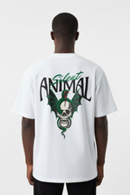 PLUTOSWORLD Silent Animal Cotton Tee-Shirt