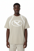 Pluto White Oval Logo Panel Tee-Shirt