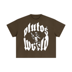 PlutosWorld Angel Cotton Boxy Tee-Shirt