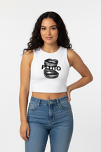PLUTO Lips Tight Crop Tank Top