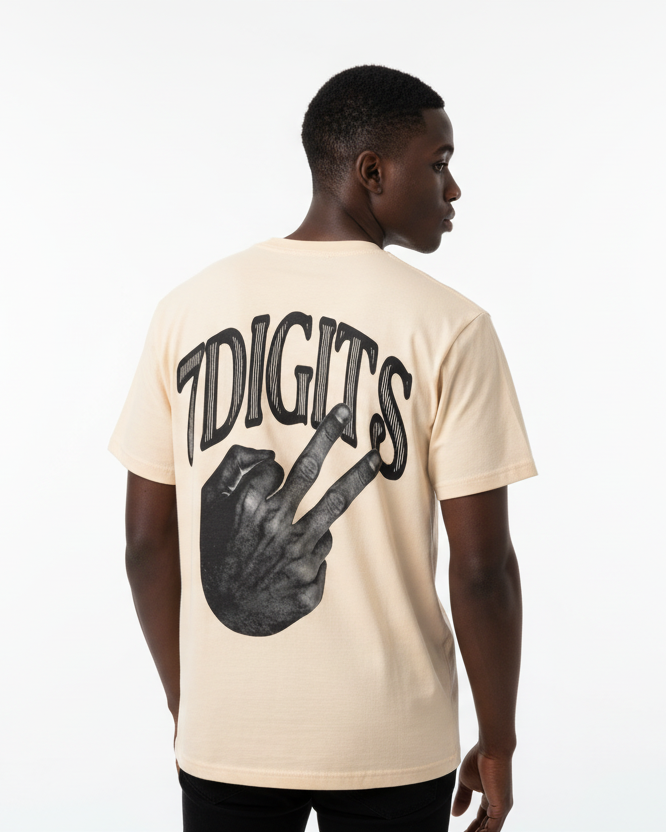 7DIGITS Pluto Cotton Tee-Shirt
