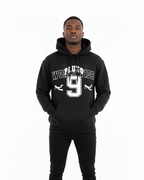 Pluto Nostalgia White Oversize Fleeced Hoodie