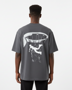 PLUTO Sports Lettering Cotton Tee-Shirt