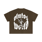 PlutosWorld Angel Cotton Boxy Tee-Shirt