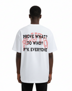 RED Pluto Outline Cotton Boxy Tee-Shirt