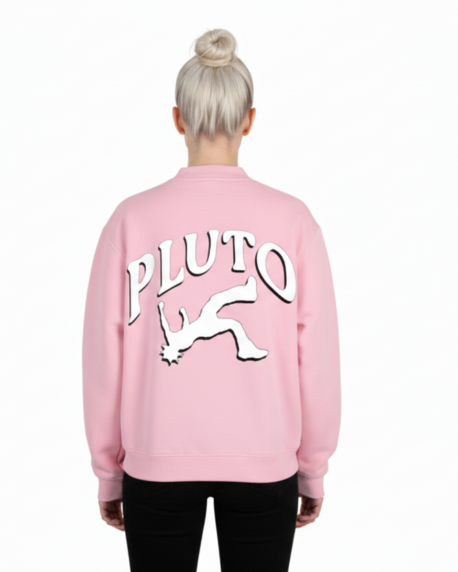 Plutos World ITBI Womens Mock-Neck Crew Sweatshirt