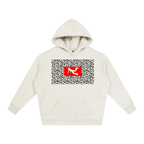 Pluto Leopard Print Fleeced Hoodie