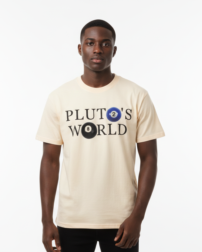 Plutos World Billiards Cotton Tee-Shirt