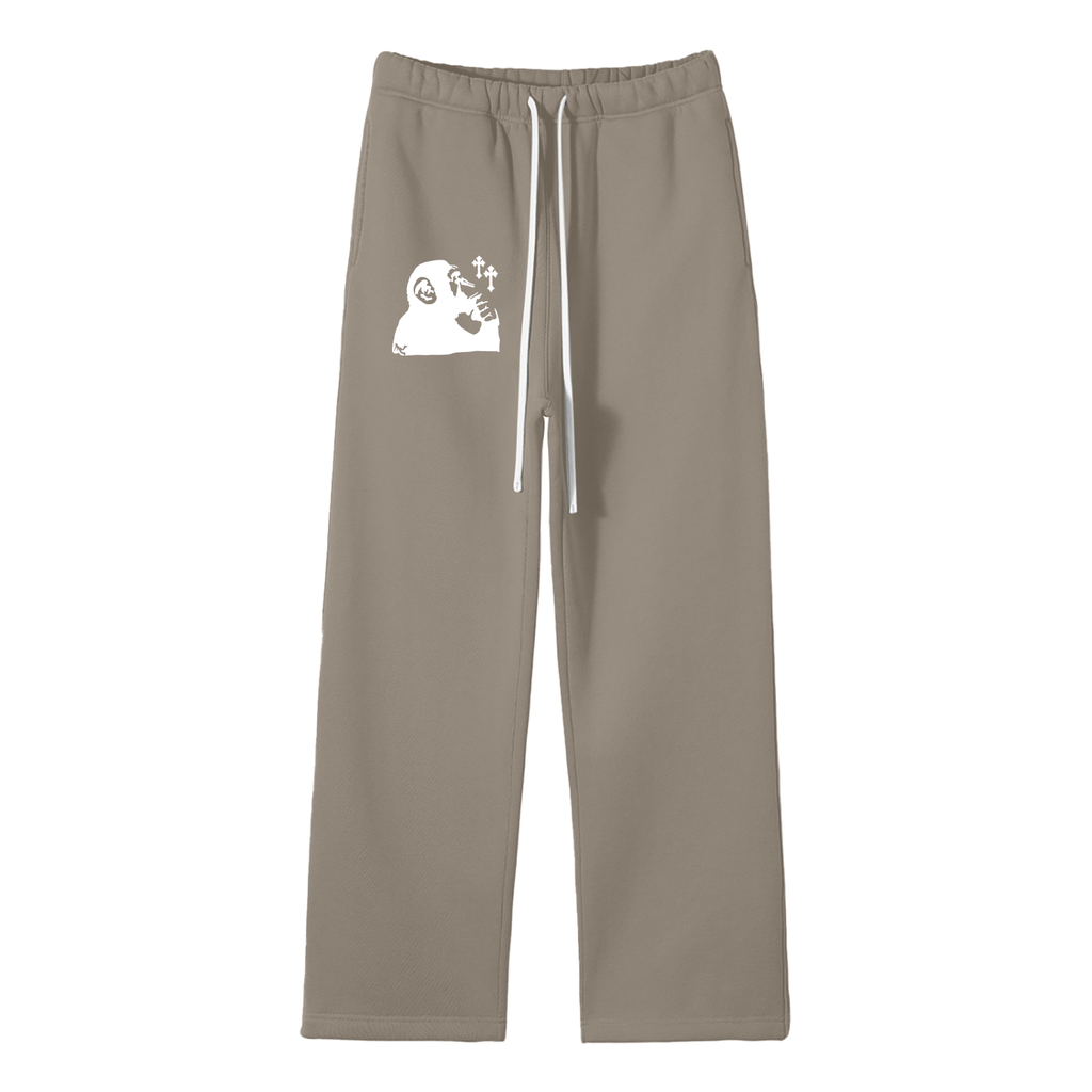Plutos World Monk Straight Leg Sweat Pants