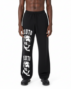 Pluto Logos Straight-Leg Sweatpants