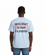 RED Pluto Outline Cotton Boxy Tee-Shirt