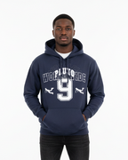 Pluto Nostalgia White Oversize Fleeced Hoodie