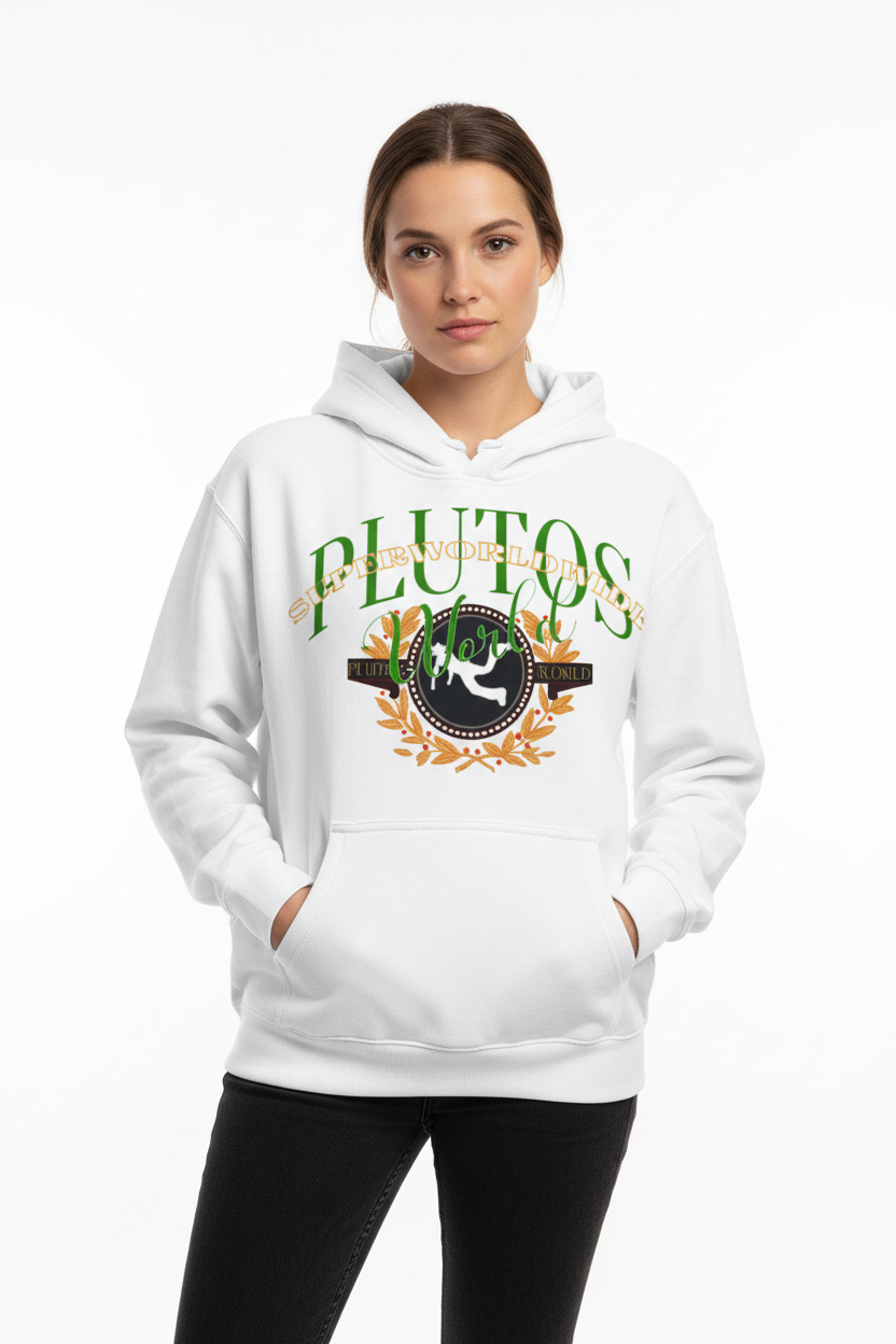 PlutosWorld SuperWorldwide Fleeced Hoodie