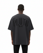Pluto Cross Face Loose Cotton Tee-Shirt