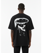 PLUTO Sports Lettering Cotton Tee-Shirt