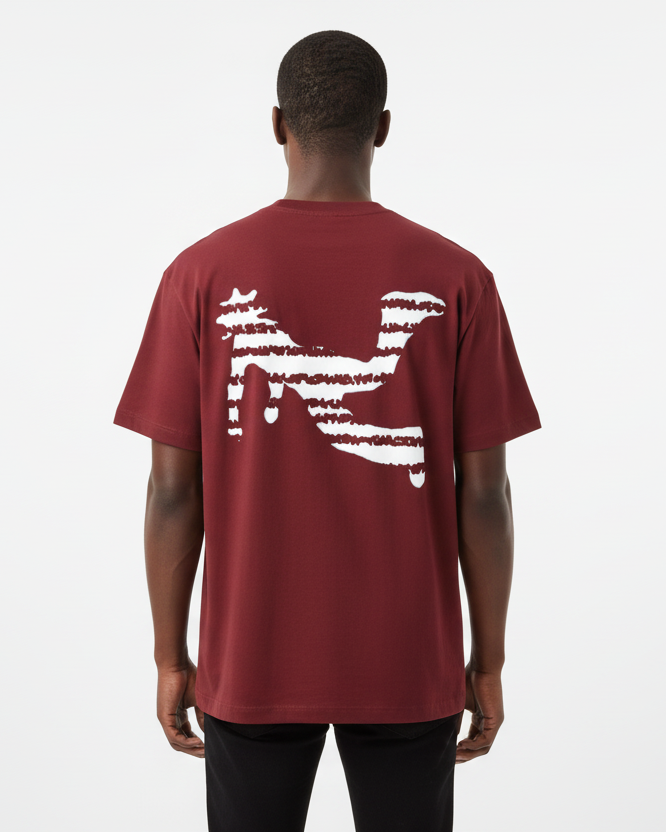 PlutosWorld Distorted Cotton Tee-Shirt