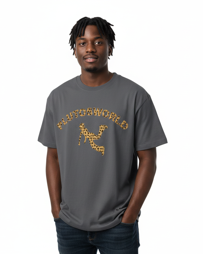 Cheatah PlutosWorld Cotton Tee-Shirt