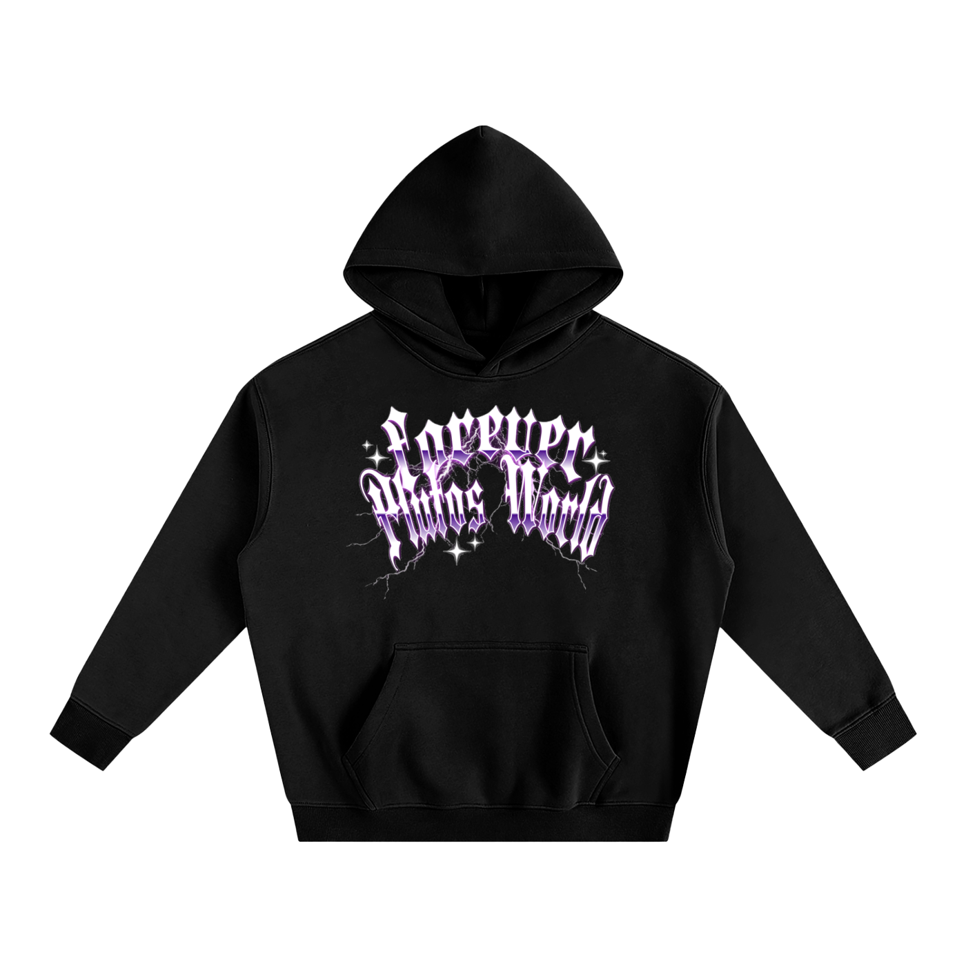 Forever Pluto's World Oversize Fleeced Hoodie