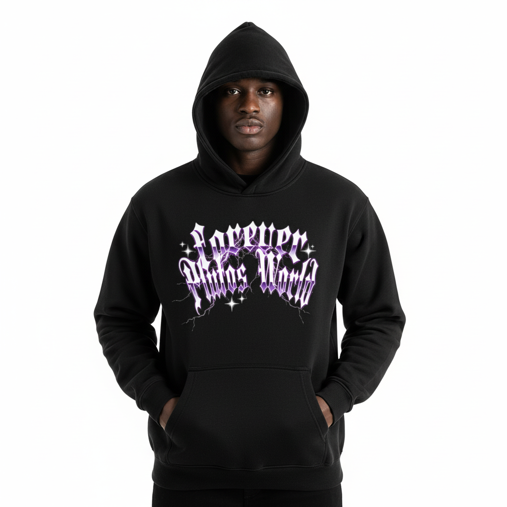 Forever Pluto's World Oversize Fleeced Hoodie