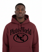 Plutos World Arch Oval Logo Essential Heavyweight Hoodie