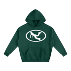 Pluto W Oval Logo Oversize Fleeced Hoodie