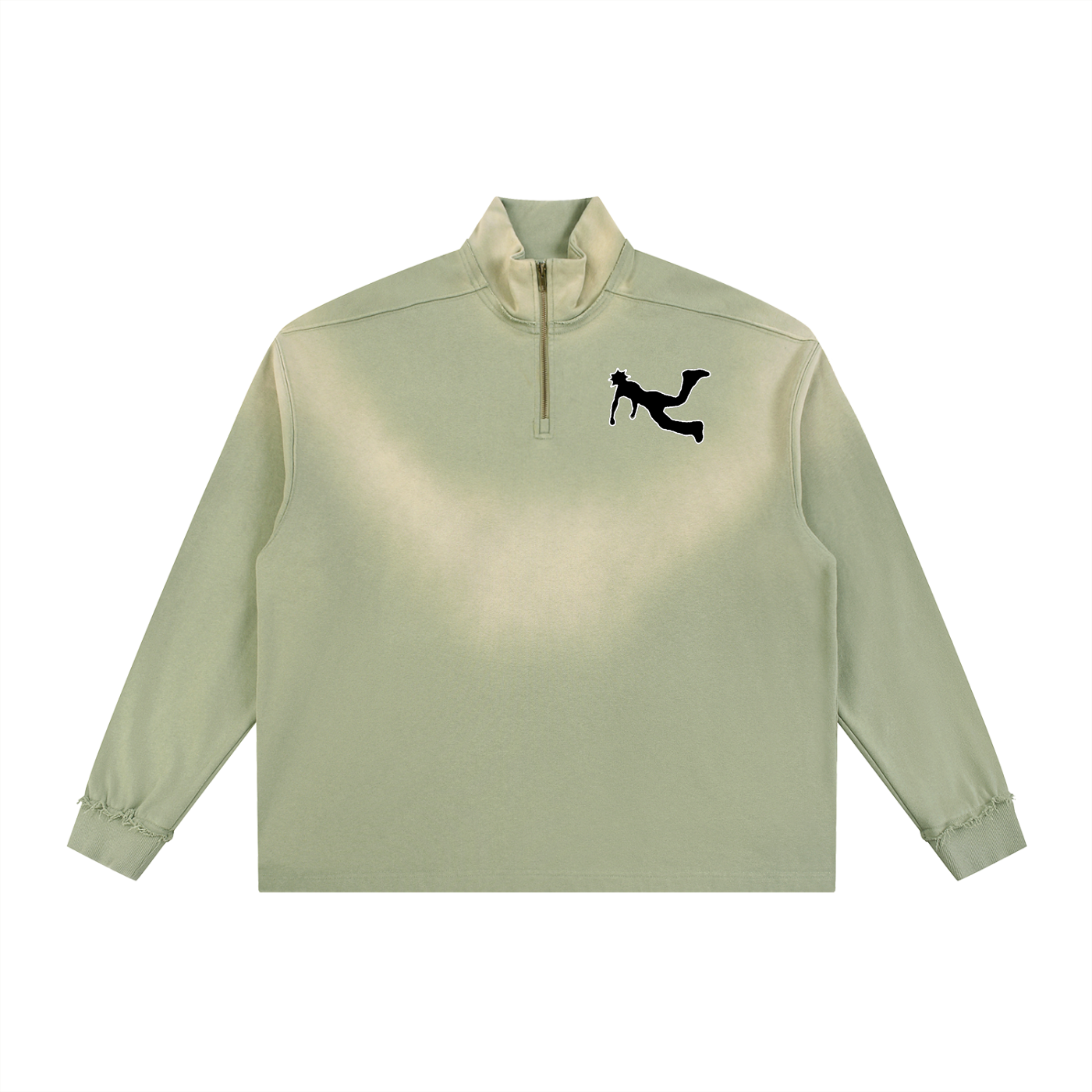 Pluto Logo Sun Fade Quarter-Zip Sweatshirt